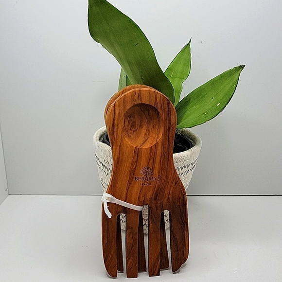 Berard Other - Berard | curved salad servers | handcrafted olive wood